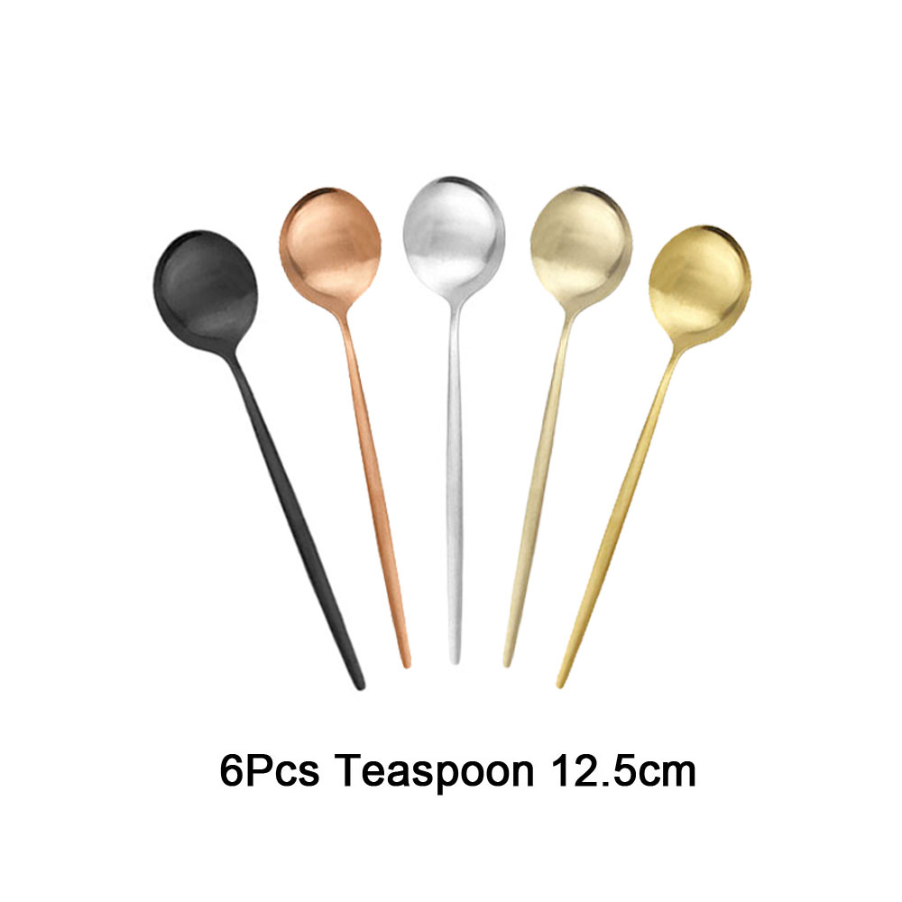 Kitchen Gadgets Gold - 6 szt. Mini łyżki do mieszania